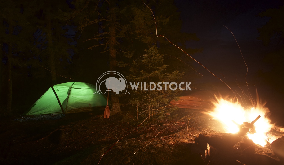 Windy Campfire and Tent Jason Eke 