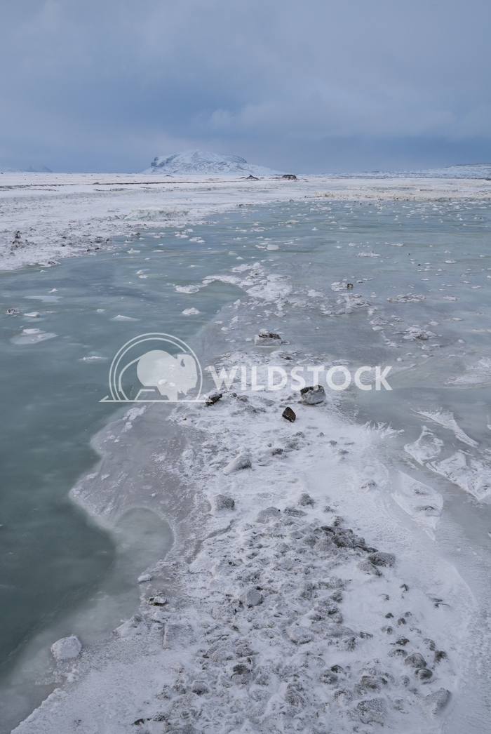 Frozen river, Iceland, Europe 2 Alexander Ludwig Panoramic view on a frozen river, winter in Iceland, Europe